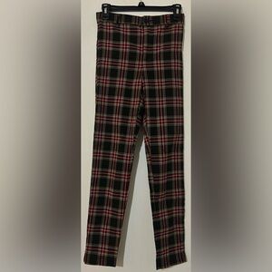 Garage Plaid Pants - Black, White, Red, Yellow